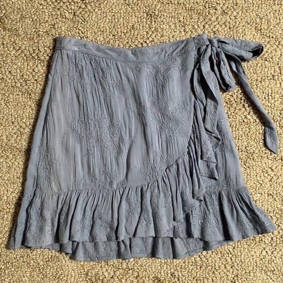 Ruffle Floral Sewn Skirt - Picture 2 of 7